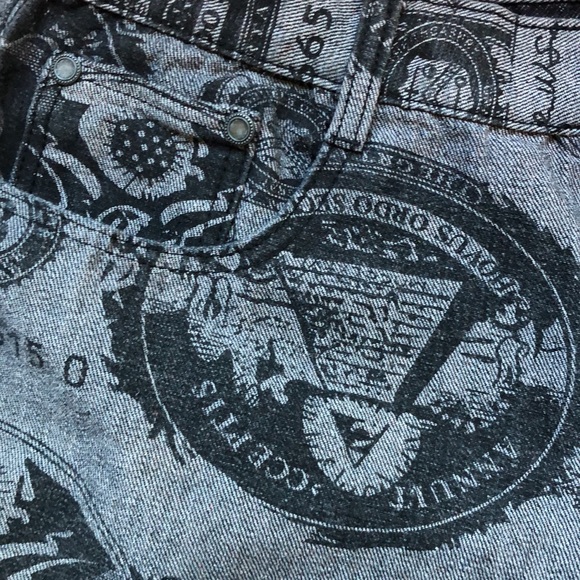 Young Rich and Famous NYC Mens Money Jeans Size 36 - Picture 5 of 6